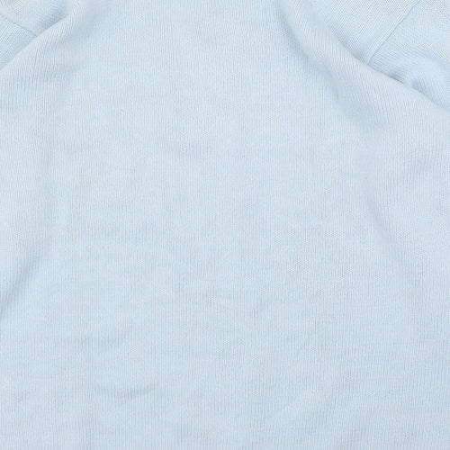 Jumper Womens Blue Floral  Pullover Jumper Size S