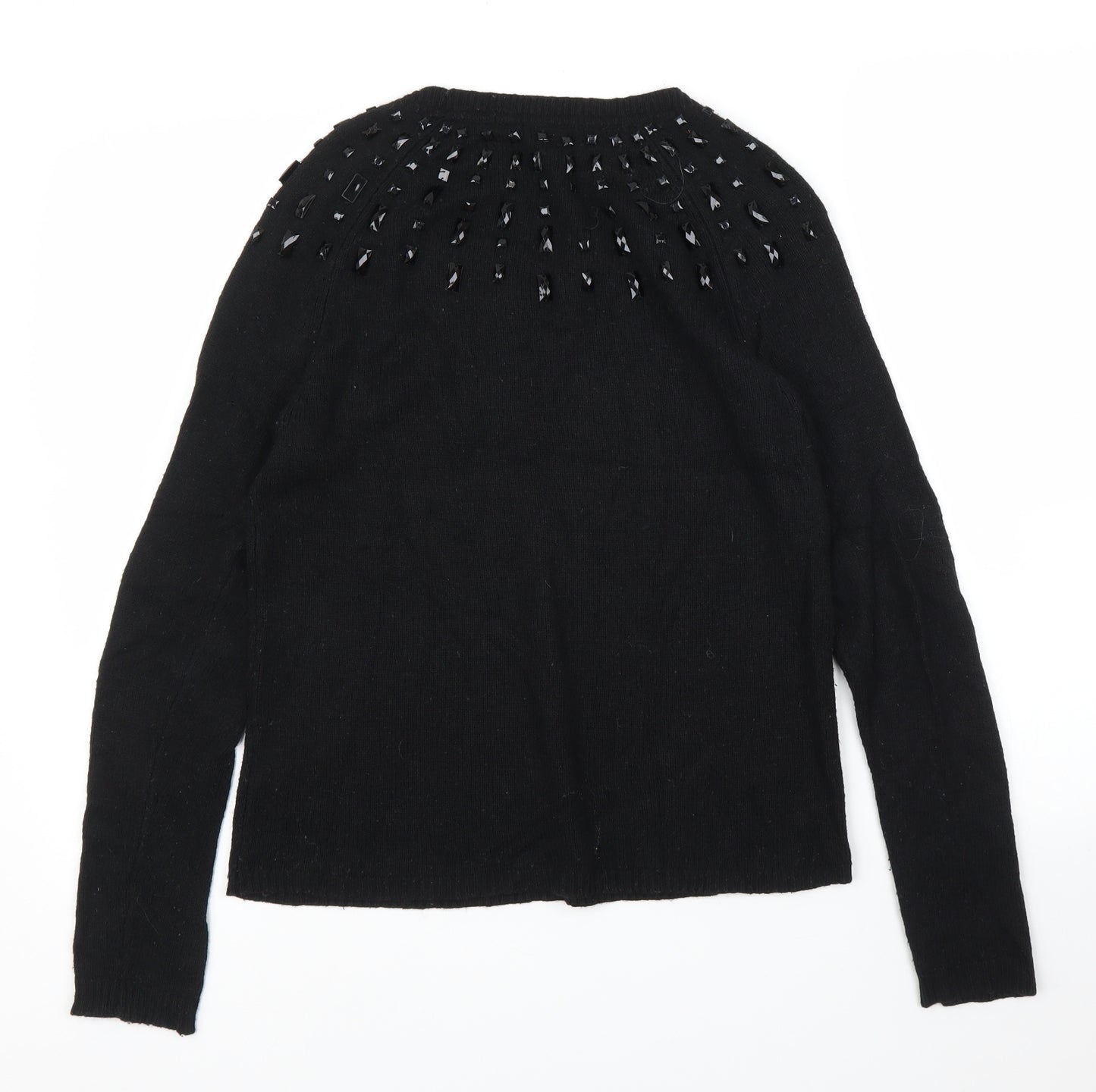 M&S Womens Black   Pullover Jumper Size 8