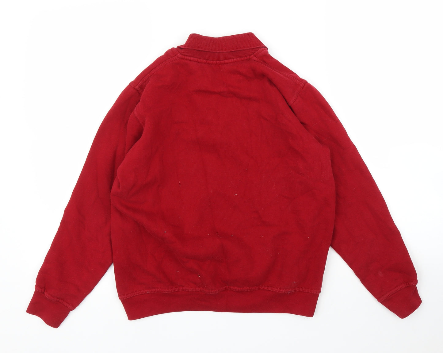 EWM Womens Red Floral  Pullover Jumper Size S