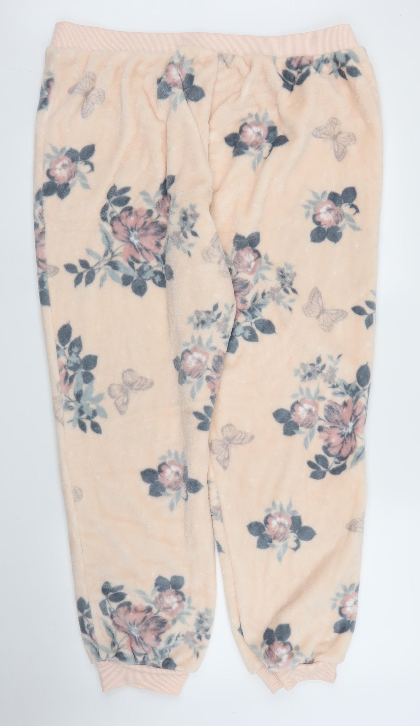 TU Womens Pink Floral  Chemise Pyjama Pants Size 18