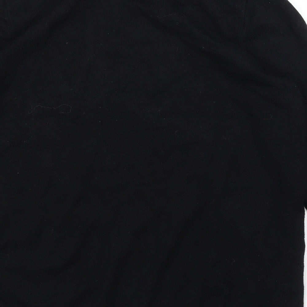 F&F Womens Black   Pullover Jumper Size 12  - Pearls