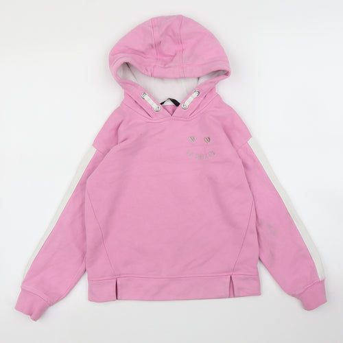 George Girls Pink   Pullover Hoodie Size 7 Years