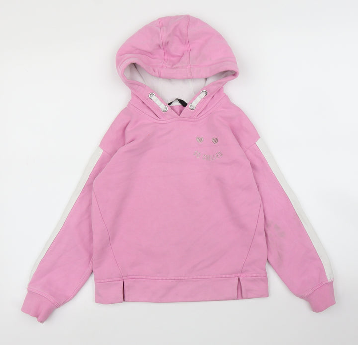 George Girls Pink   Pullover Hoodie Size 7 Years