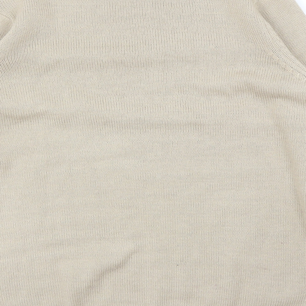 Bonmarché Mens Beige Argyle/Diamond  Pullover Jumper Size L
