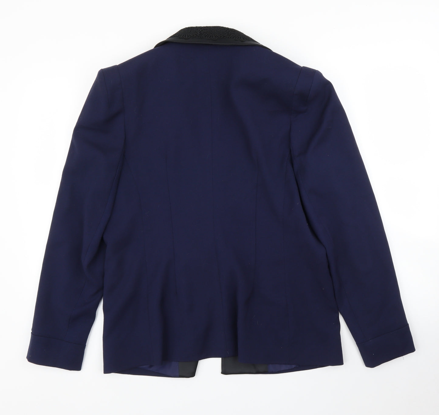 Very Womens Blue Floral  Jacket Blazer Size 14