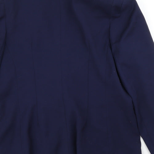 Very Womens Blue Floral  Jacket Blazer Size 14