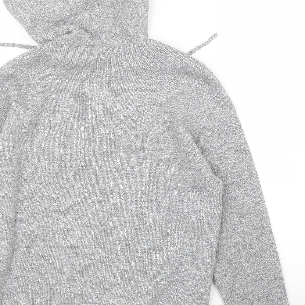 Boohoo Womens Grey   Pullover Hoodie Size S