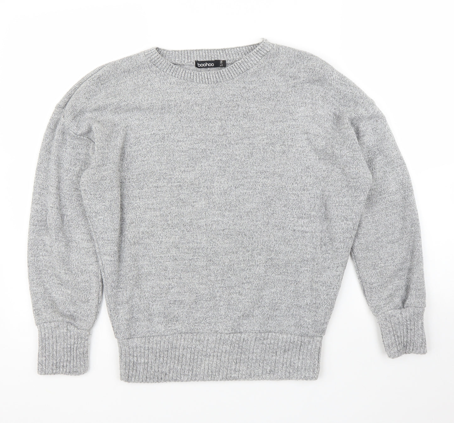 Boohoo Womens Grey   Pullover Jumper Size S