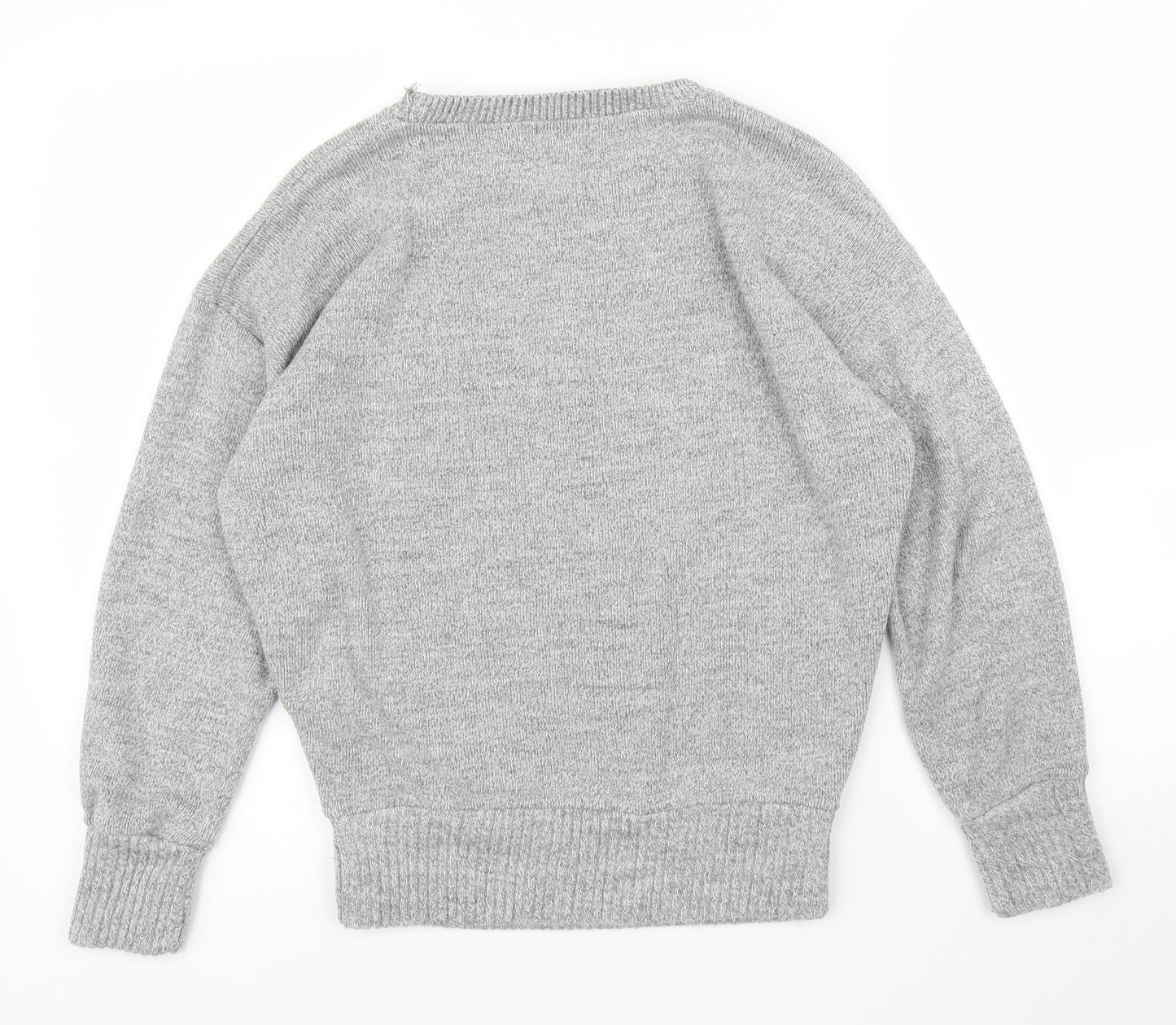 Boohoo Womens Grey   Pullover Jumper Size S