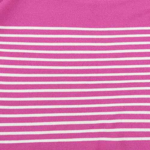 ISLE    Womens Pink Striped  Pullover Jumper Size S