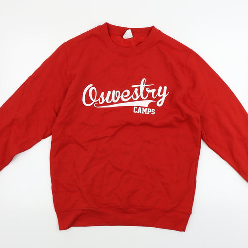 AWD  Womens Red   Pullover Jumper Size S