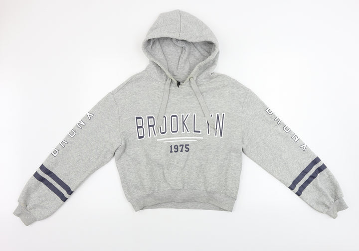 H&M  Womens Grey   Pullover Hoodie Size S