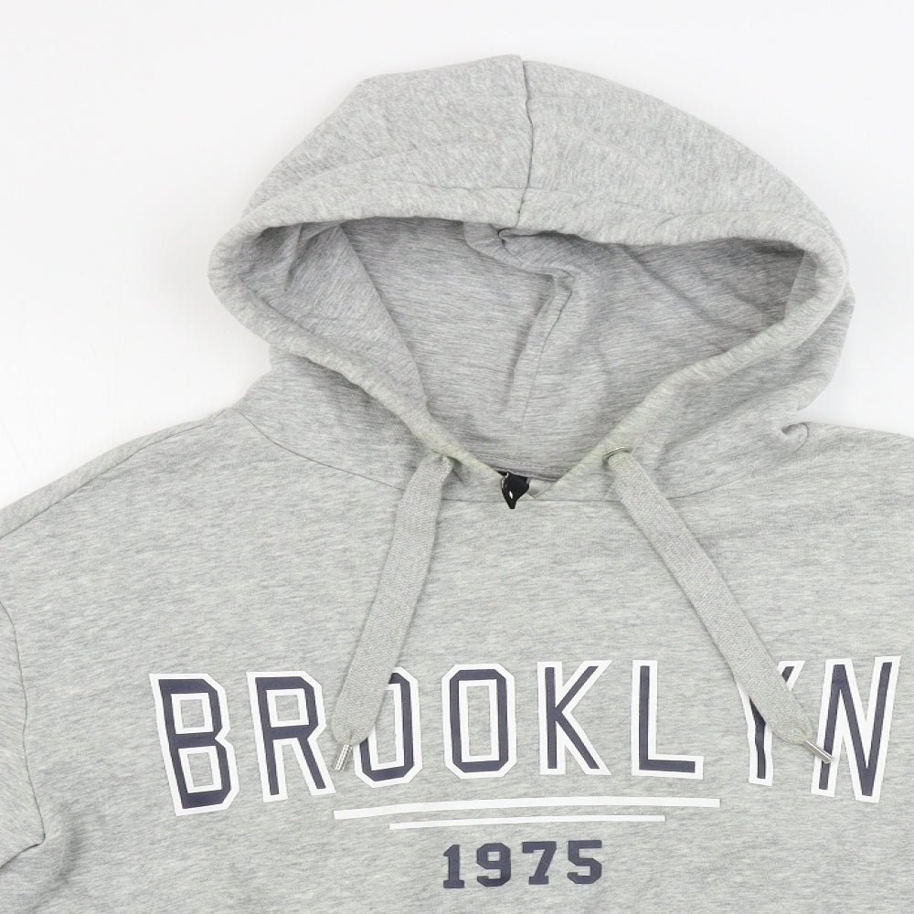 H&M  Womens Grey   Pullover Hoodie Size S