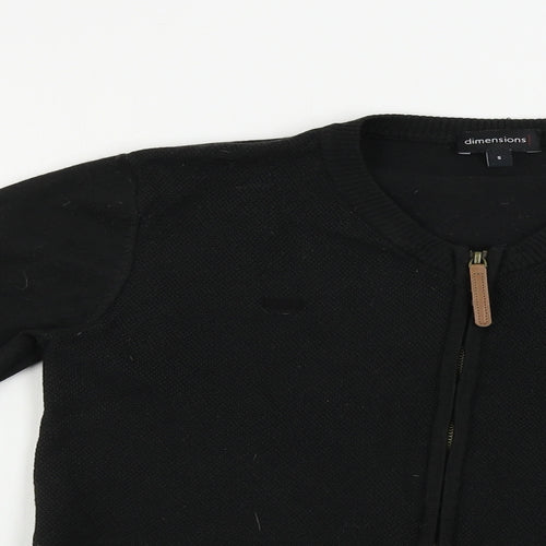 Dimensions  Womens Black   Jacket Coat Size S