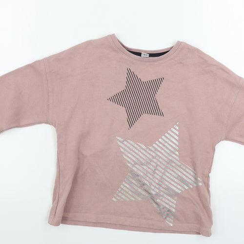 TU Girls Pink   Pullover Jumper Size 12 Years