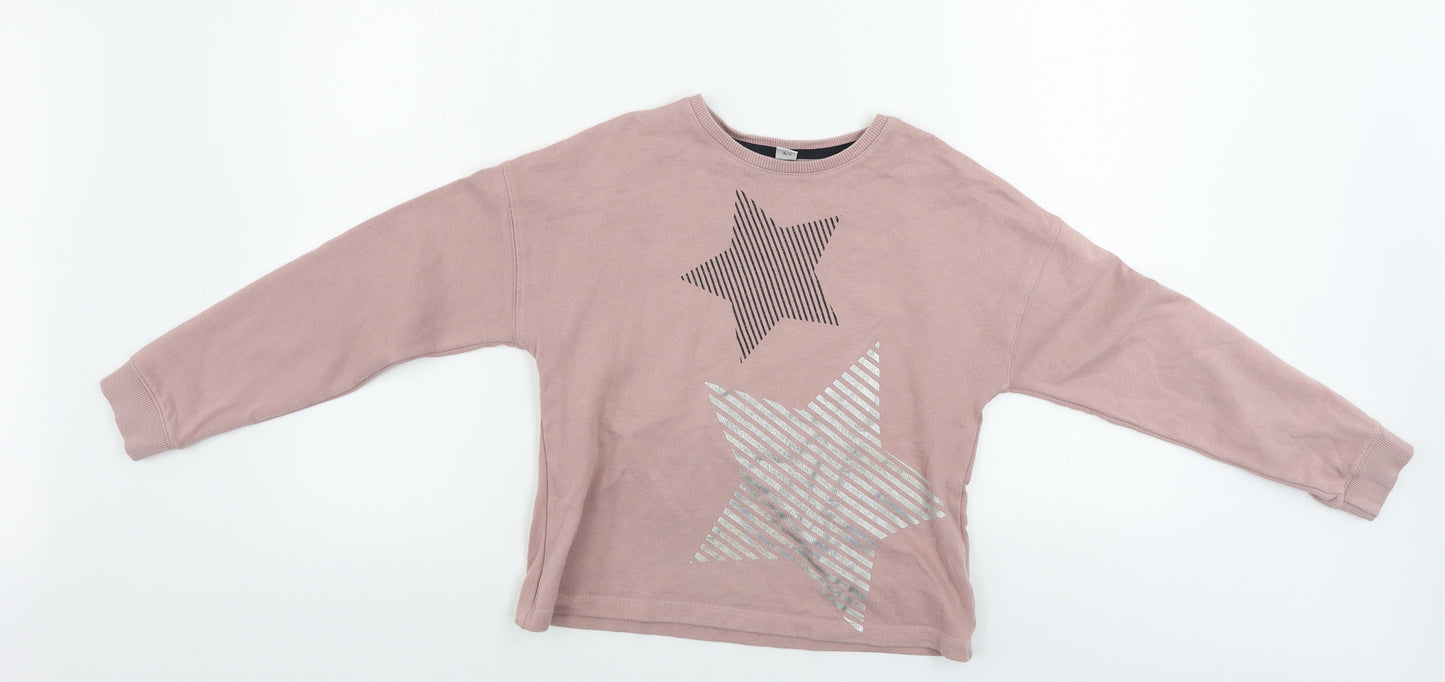 TU Girls Pink   Pullover Jumper Size 12 Years