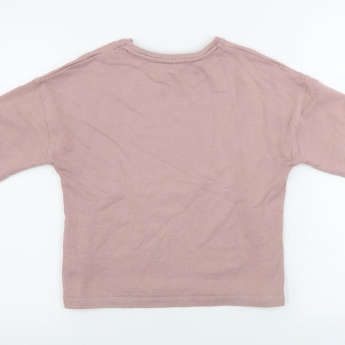 TU Girls Pink   Pullover Jumper Size 12 Years