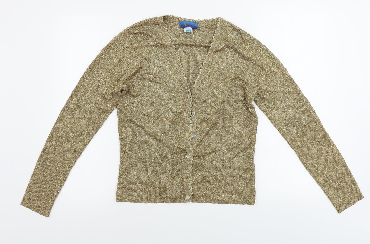 Monsoon  Womens Beige   Cardigan Jumper Size 12