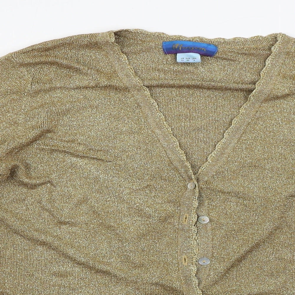 Monsoon  Womens Beige   Cardigan Jumper Size 12