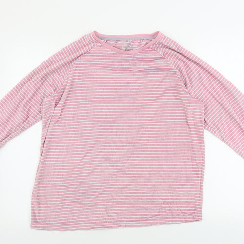 Primark  Womens Pink Striped  Pullover Jumper Size M