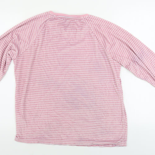 Primark  Womens Pink Striped  Pullover Jumper Size M