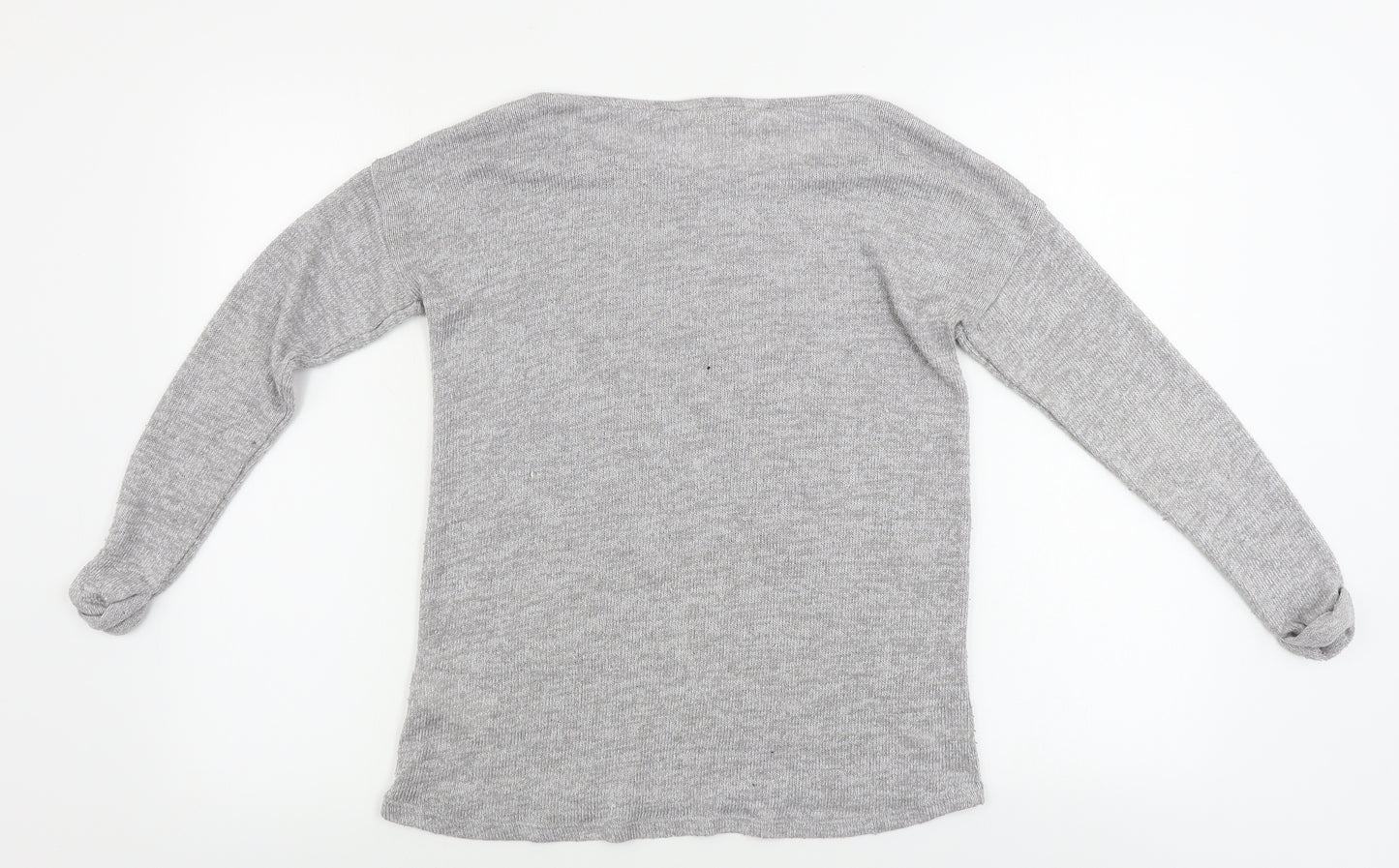 H&M  Girls Grey   Pullover Jumper Size 10-11 Years