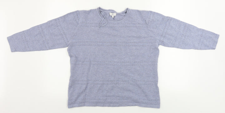 Country Casuals  Womens Blue   Pullover Jumper Size M