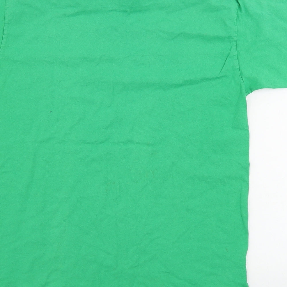 Fruit of the Loom  Mens Green    T-Shirt Size M