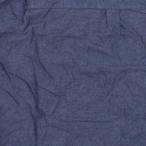 Topman  Mens Blue Check   Button-Up Size M