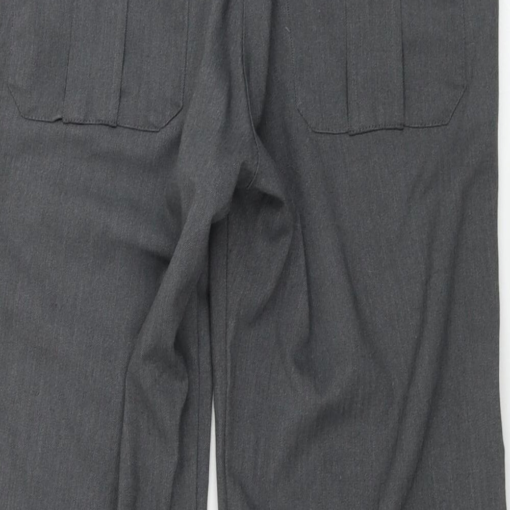 New Look  Womens Grey   Cropped Trousers Size 10 L23 in
