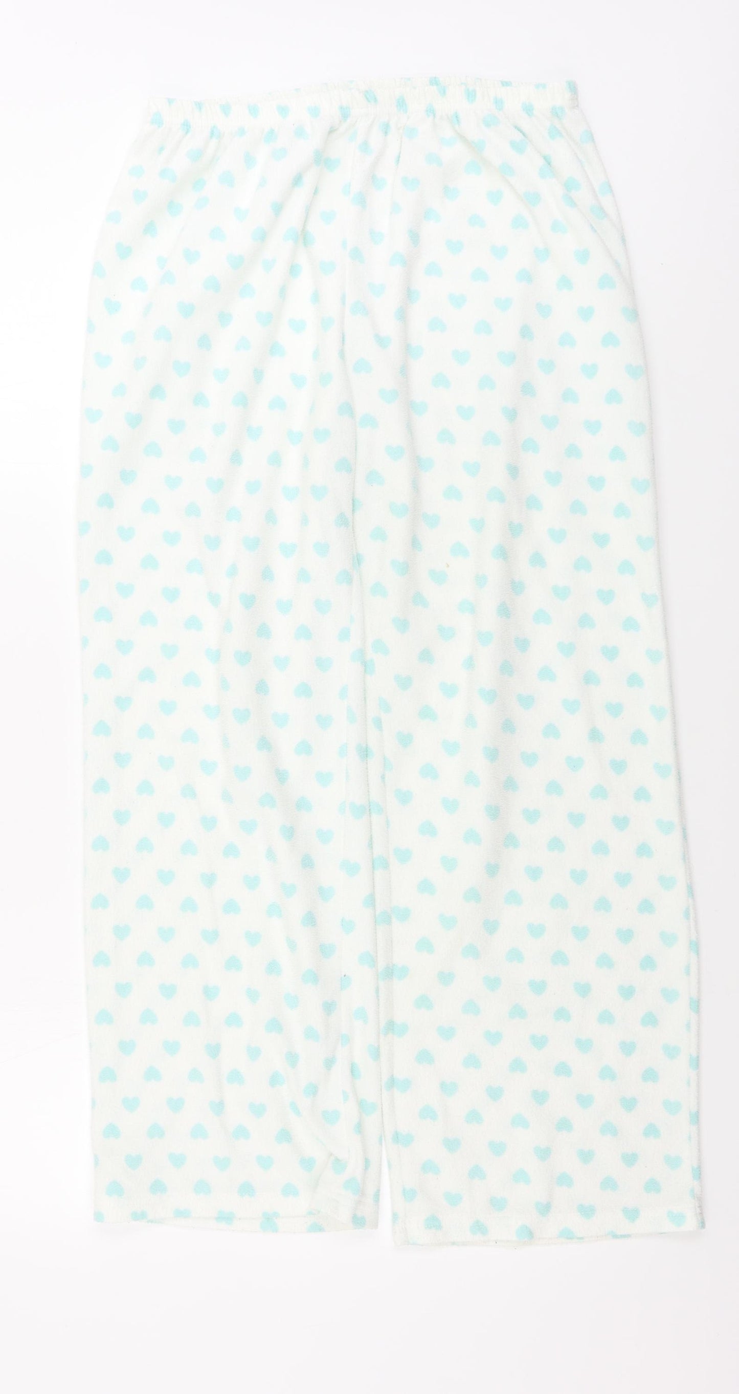 F&F  Womens White   Sweatpants Trousers Size 14 L26 in