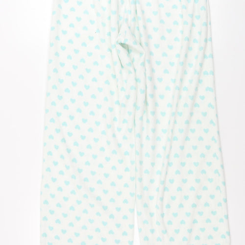 F&F  Womens White   Sweatpants Trousers Size 14 L26 in
