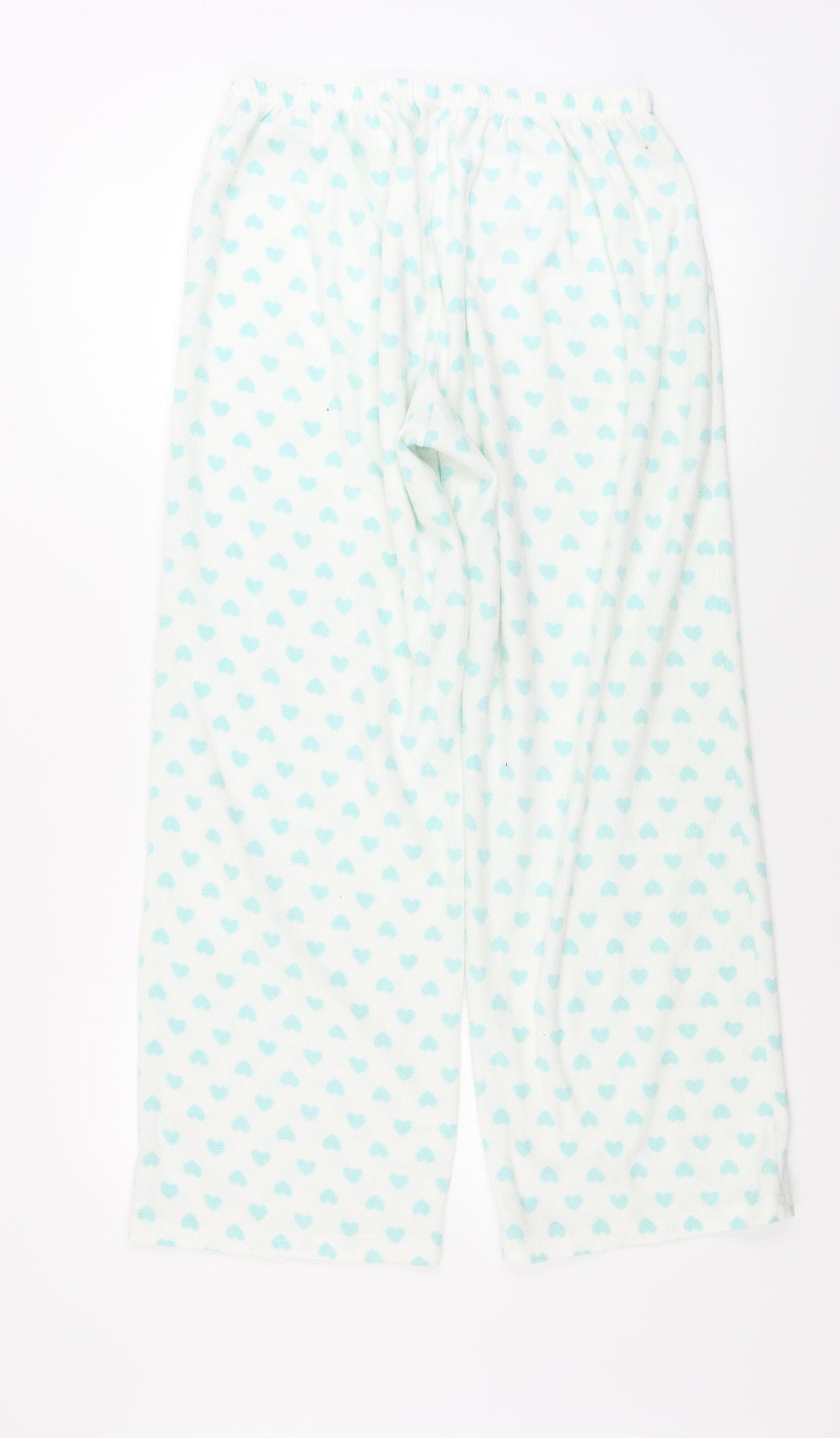 F&F  Womens White   Sweatpants Trousers Size 14 L26 in