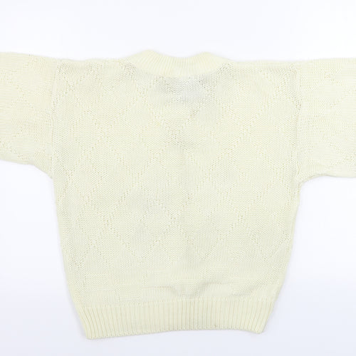 Rush Womens Beige   Pullover Jumper Size 4