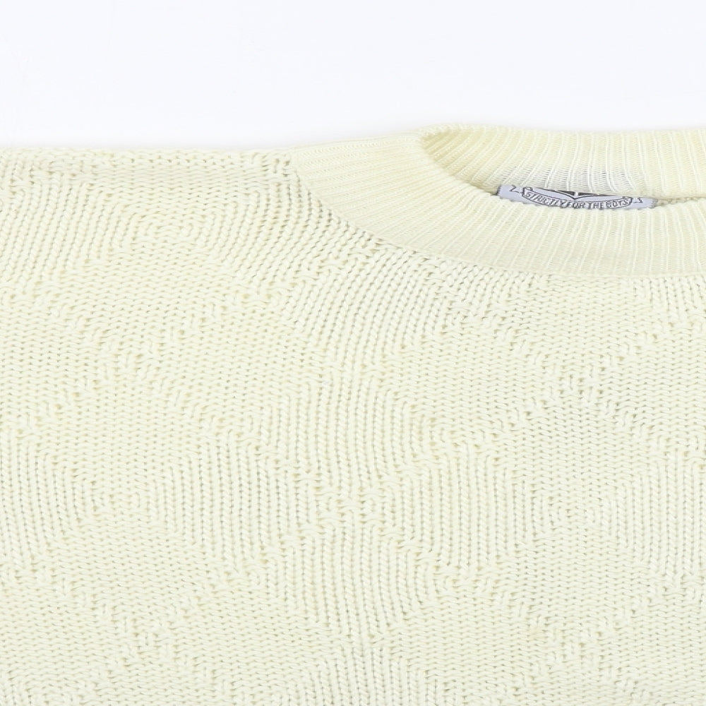 Rush Womens Beige   Pullover Jumper Size 4