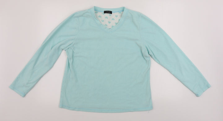 F&F Womens Blue Henley Jumper Size 12
