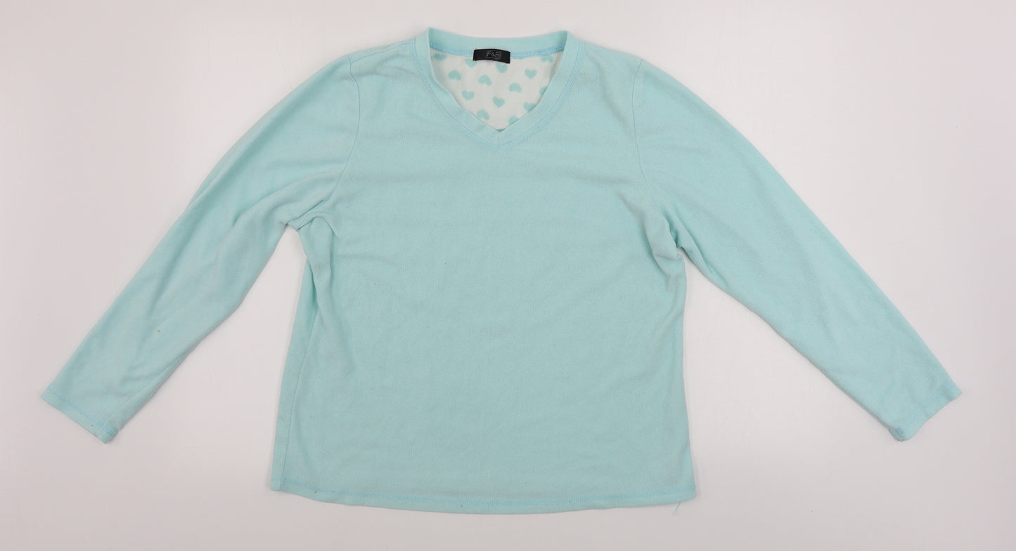 F&F  Womens Blue   Henley Jumper Size 12