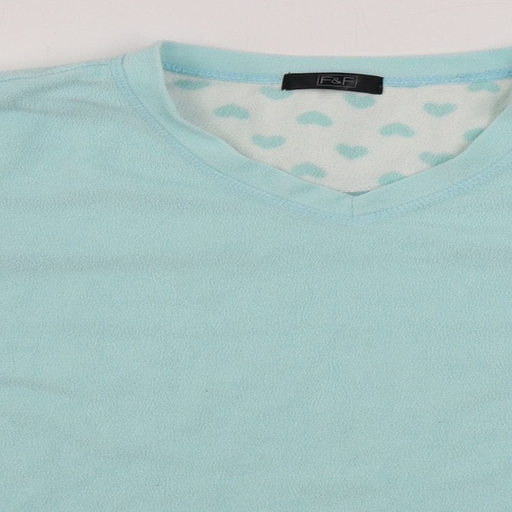 F&F  Womens Blue   Henley Jumper Size 12