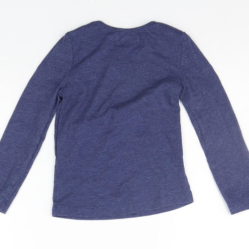 Young Dimension Girls Blue   Basic T-Shirt Size 4-5 Years