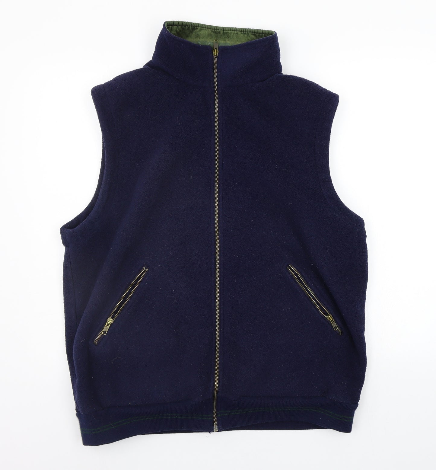 cutting green Mens Blue   Gilet Coat Size L