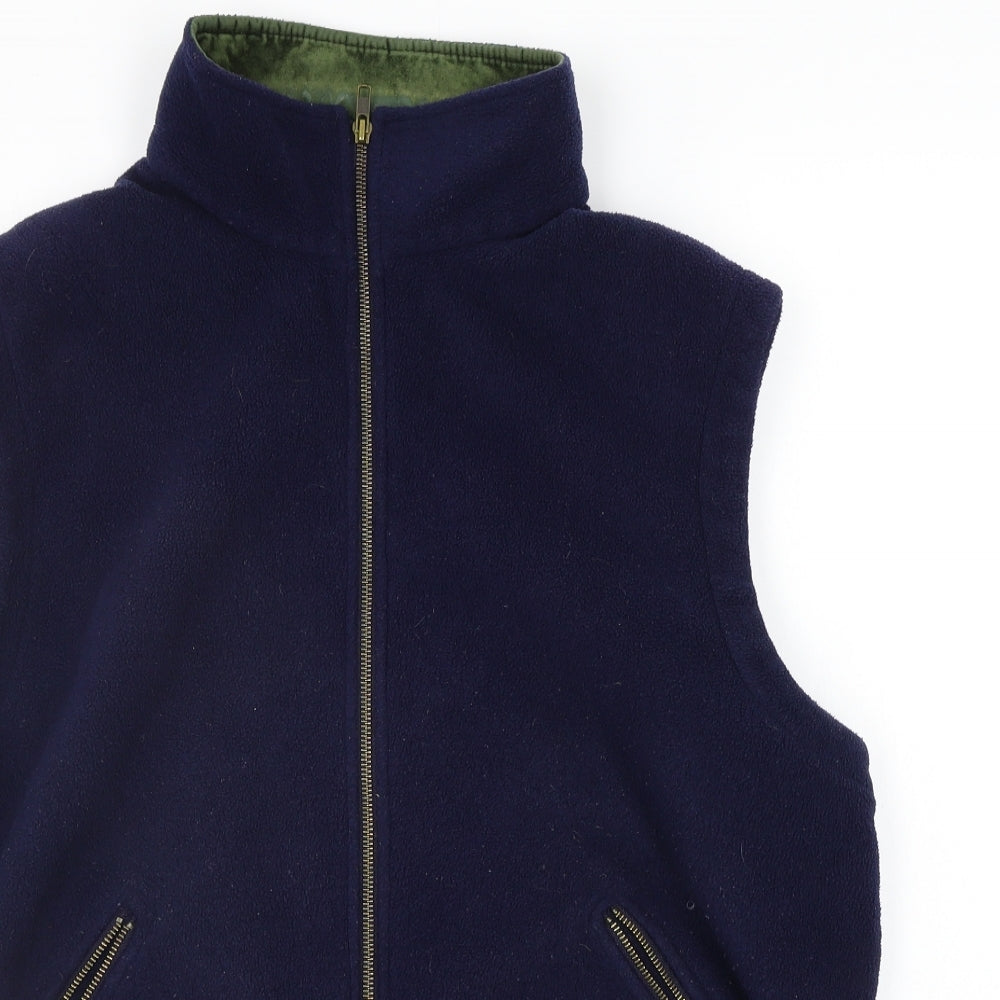 cutting green Mens Blue   Gilet Coat Size L