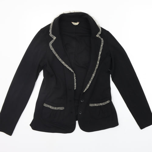 M Butterfly Womens Black   Cardigan Jumper Size S