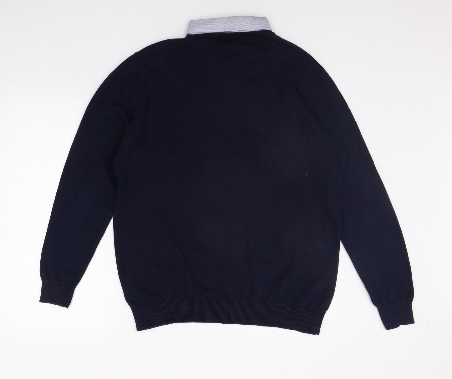 George Mens Blue   Pullover Jumper Size L