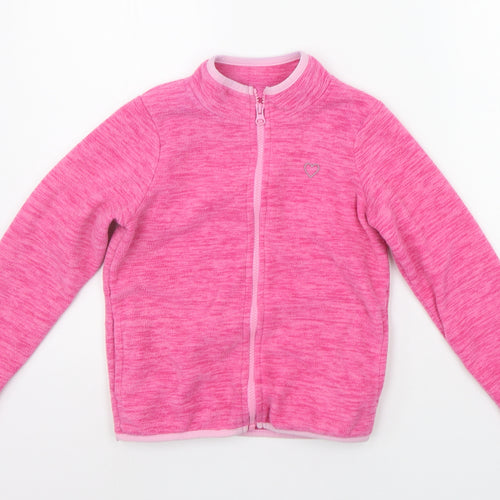 TU Girls Pink   Jacket Coat Size 8 Years  - washable mark
