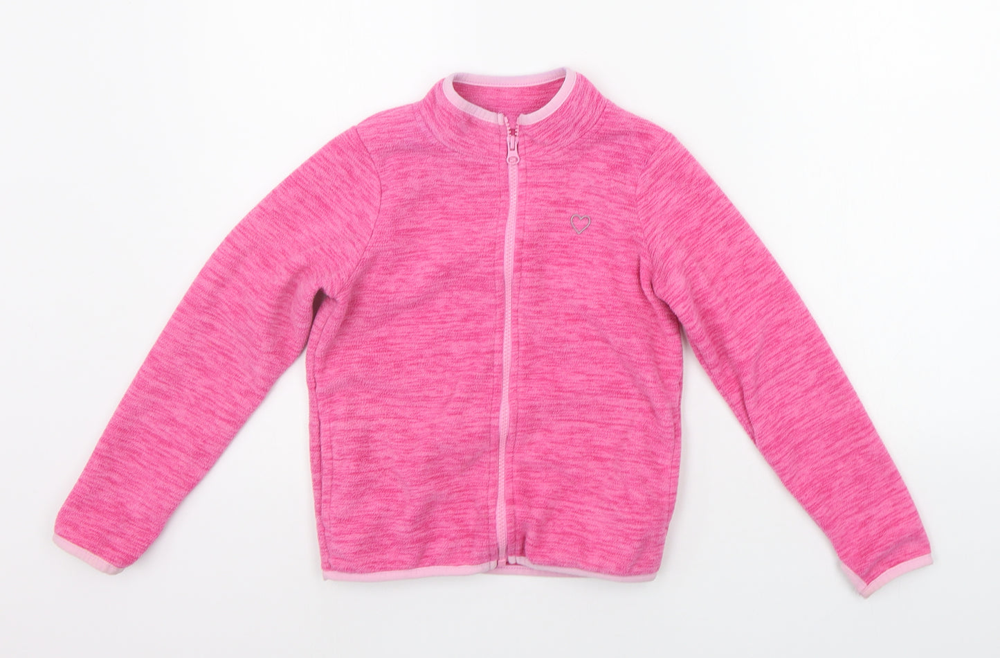 TU Girls Pink   Jacket Coat Size 8 Years  - washable mark
