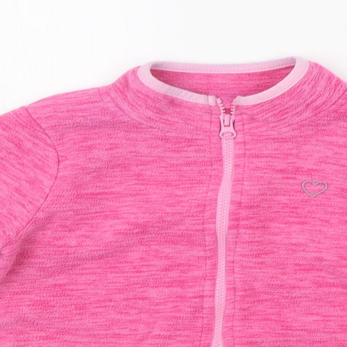 TU Girls Pink   Jacket Coat Size 8 Years  - washable mark