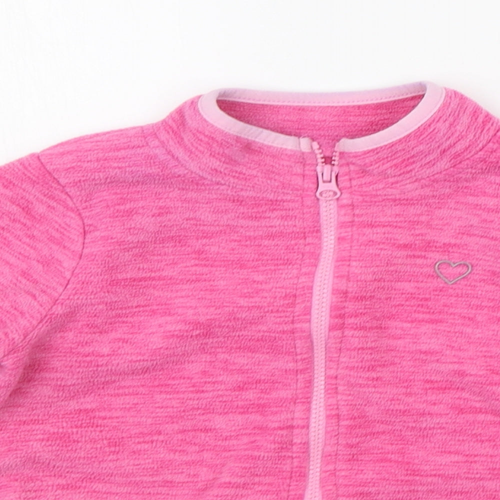 TU Girls Pink   Jacket Coat Size 8 Years  - washable mark