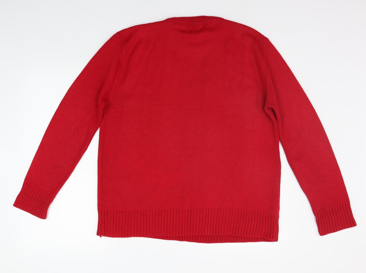 CHIC Womens Red   Pullover Jumper Size M