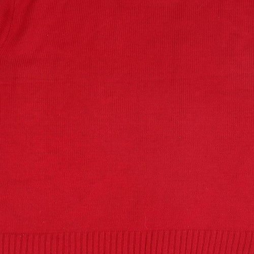 CHIC Womens Red   Pullover Jumper Size M