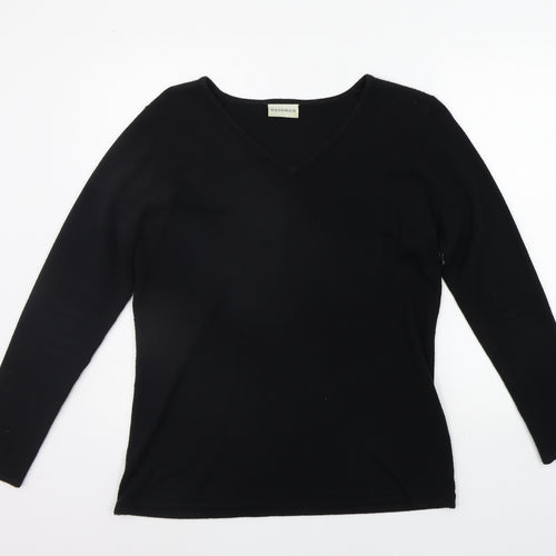 Esence Womens Black   Pullover Jumper Size 16